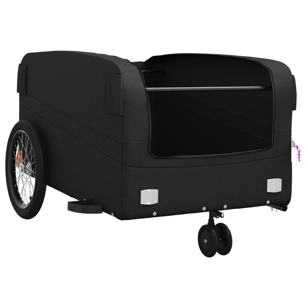 Cykeltrailer Sort 45 kg Jern