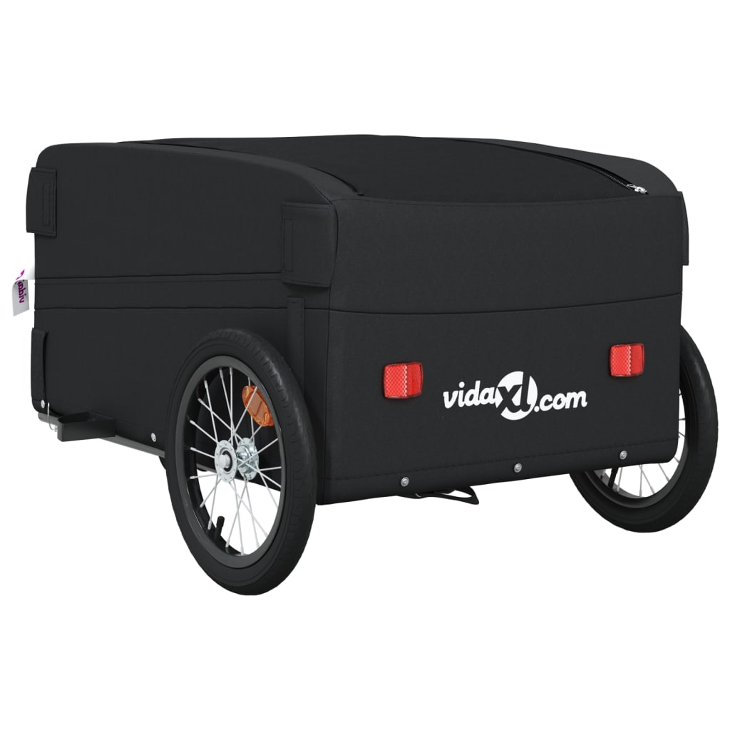 Cykeltrailer Sort 45 kg Jern