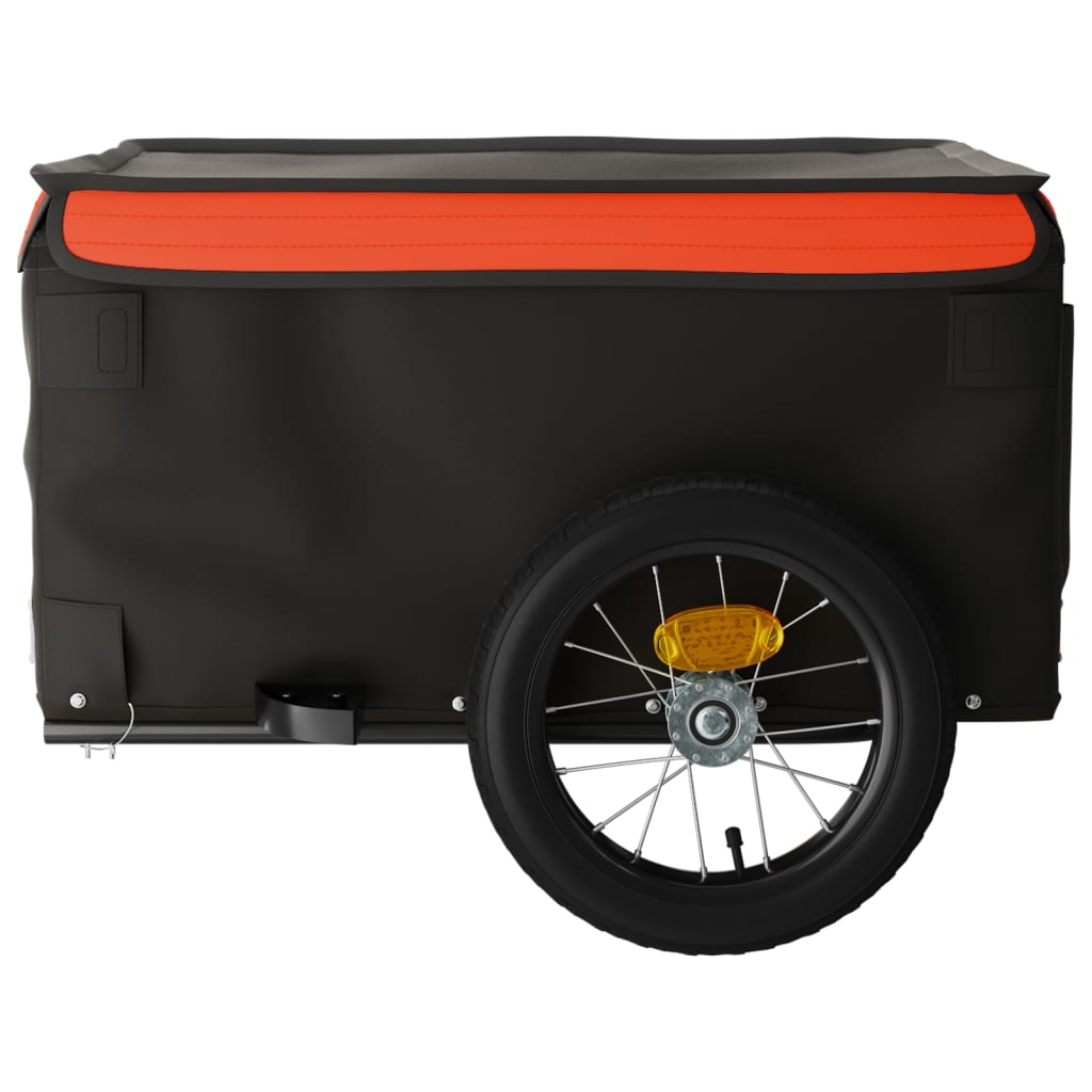 Cykeltrailer Sort og Orange 30 kg Jern