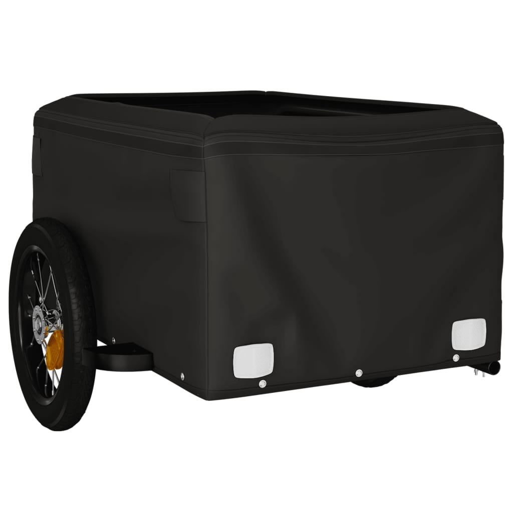 Cykeltrailer Sort og Rød 30 kg Jern