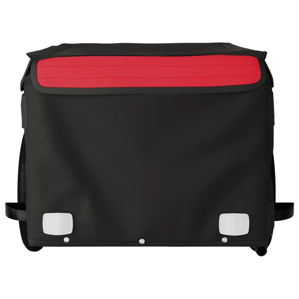 Cykeltrailer Sort og Rød 30 kg Jern