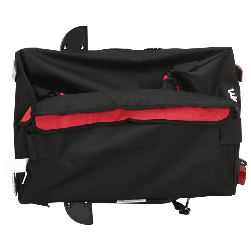 Cykeltrailer Sort og Rød 30 kg Jern