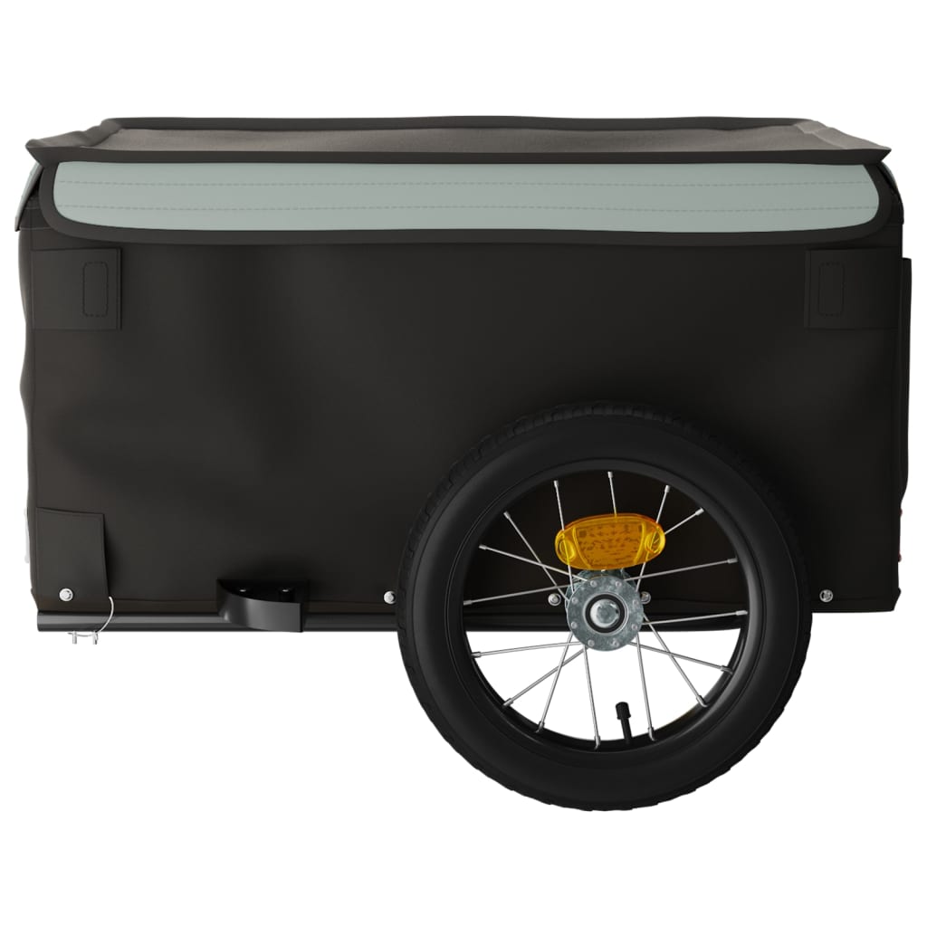 Cykeltrailer Sort og Grå 30 kg Jern