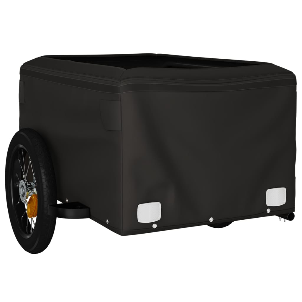 Cykeltrailer Sort og Blå 30 kg Jern