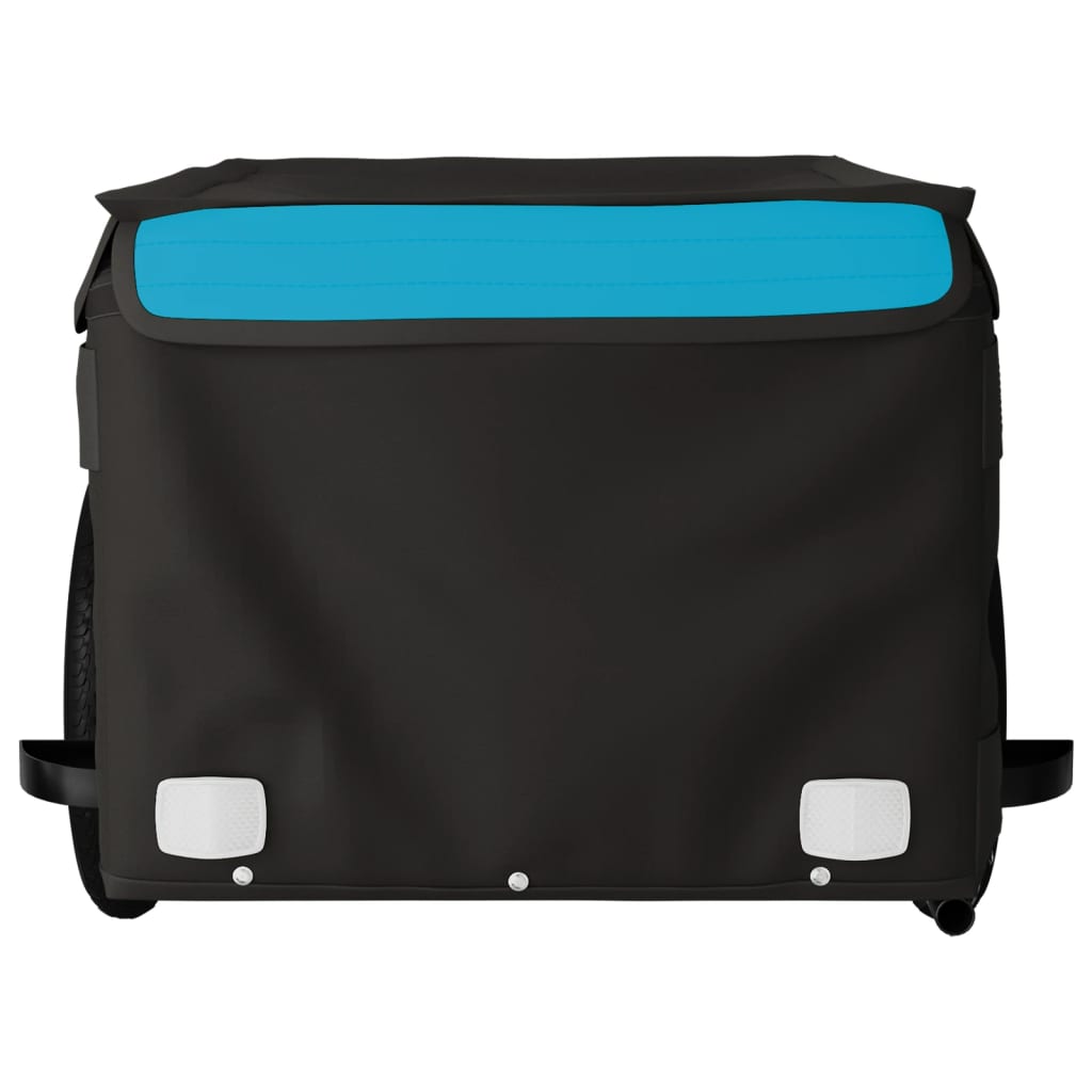 Cykeltrailer Sort og Blå 30 kg Jern