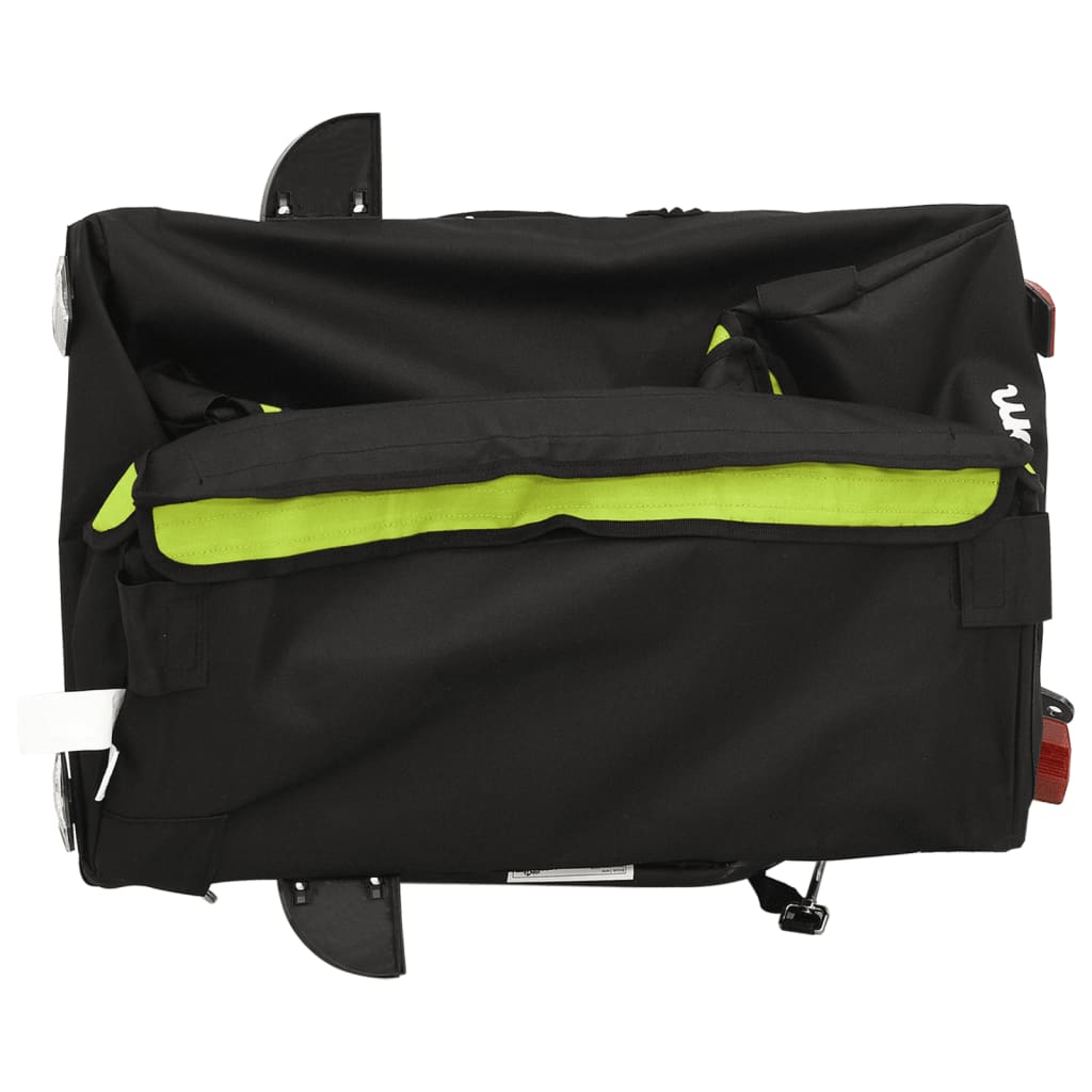 Cykeltrailer Sort og Grøn 30 kg Jern