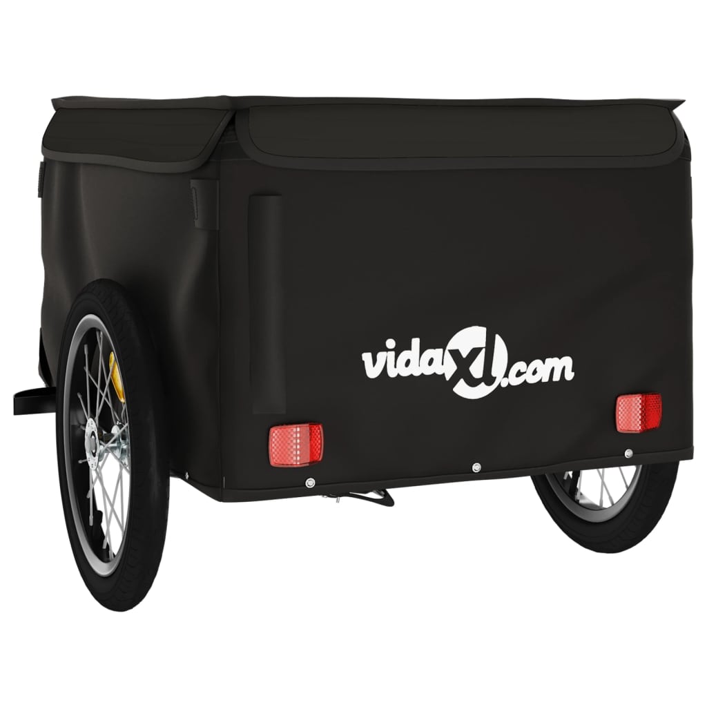 Cykeltrailer Sort 45 kg Jern