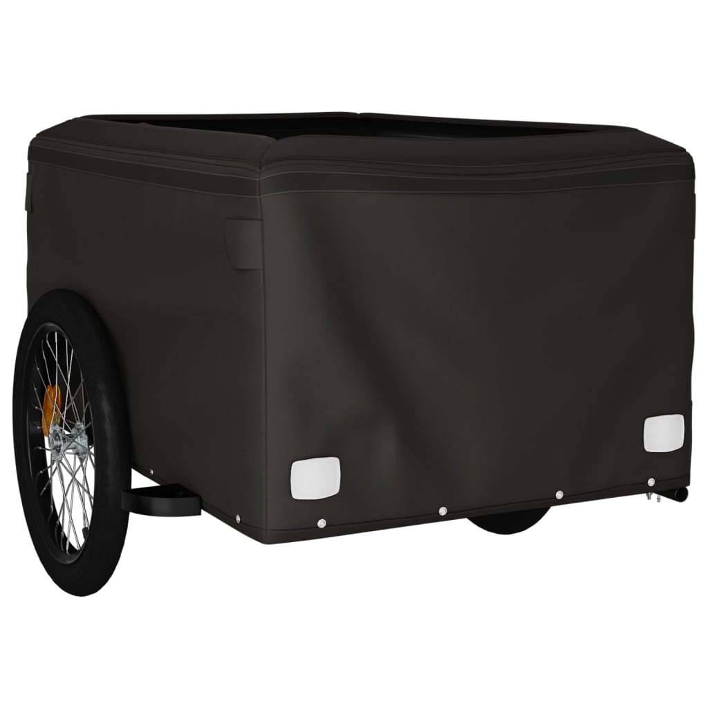 Cykeltrailer Sort og Gul 45 kg Jern