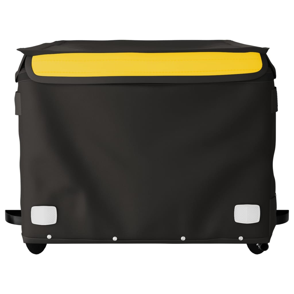Cykeltrailer Sort og Gul 45 kg Jern