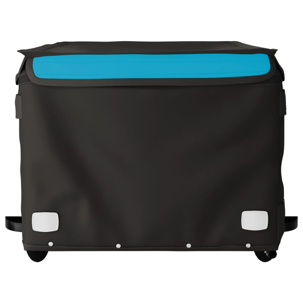 Cykeltrailer Sort og Blå 45 kg Jern