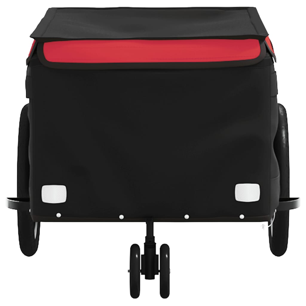 Cykeltrailer Sort og Rød 30 kg Jern