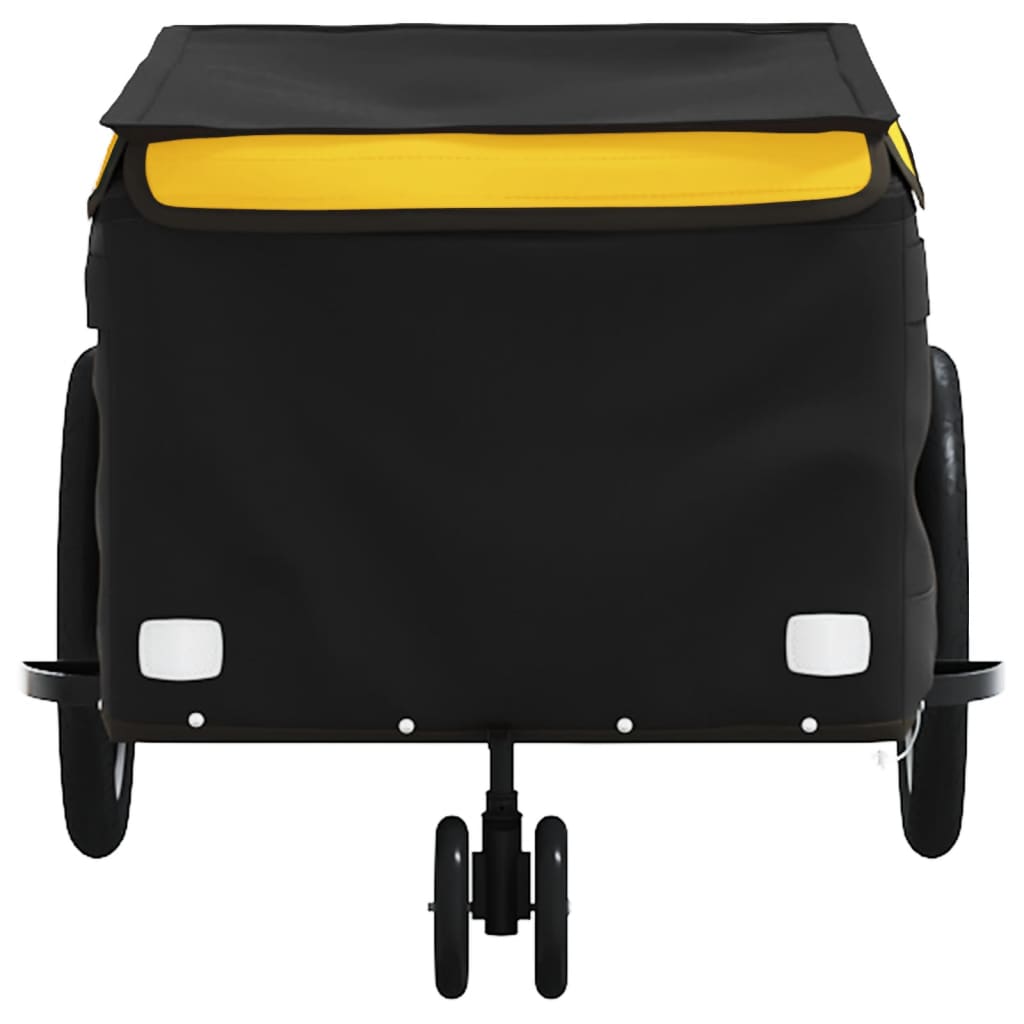Cykeltrailer Sort og Gul 30 kg Jern