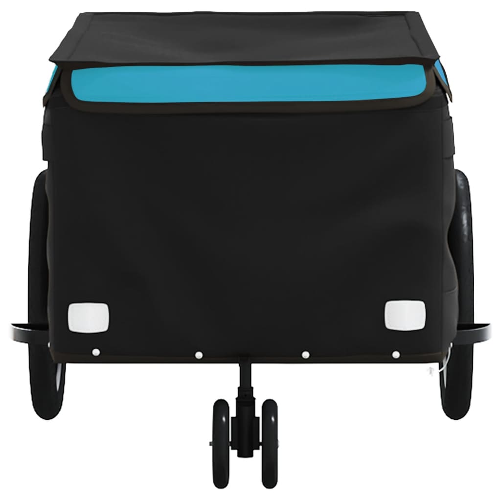 Cykeltrailer Sort og Blå 30 kg Jern