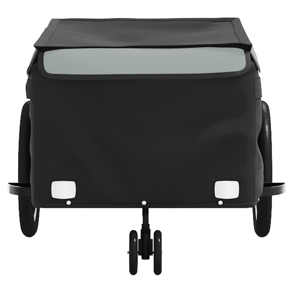 Cykeltrailer Sort og Grå 45 kg Jern