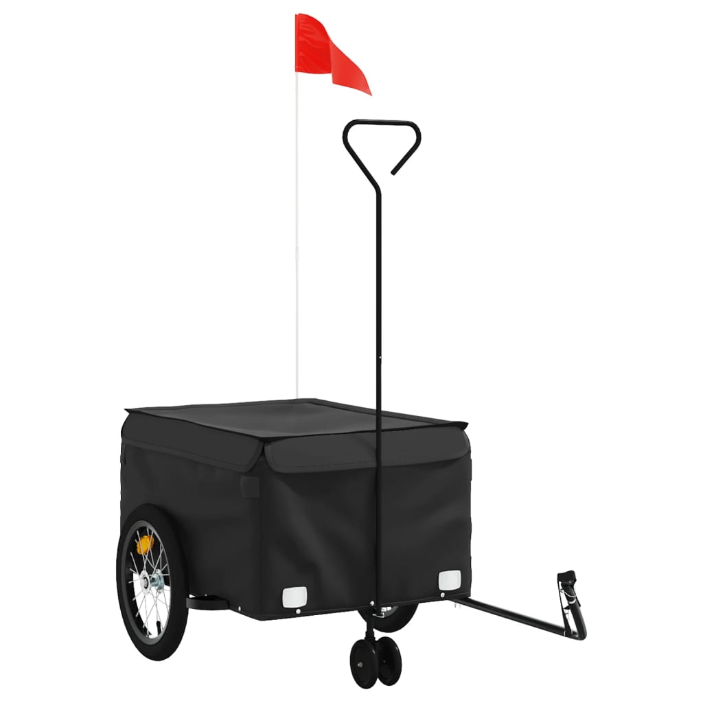 Cykeltrailer Sort 45 kg Jern