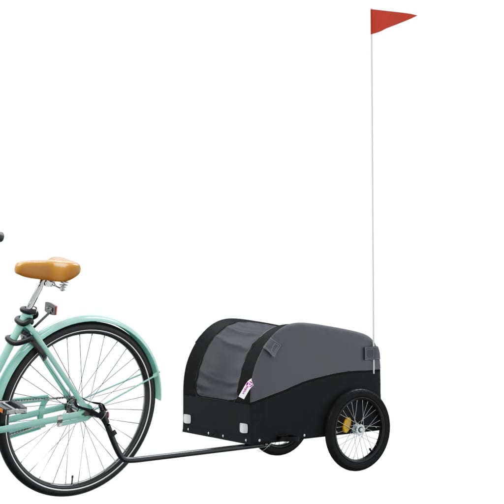 Cykeltrailer Sort 30 kg Jern