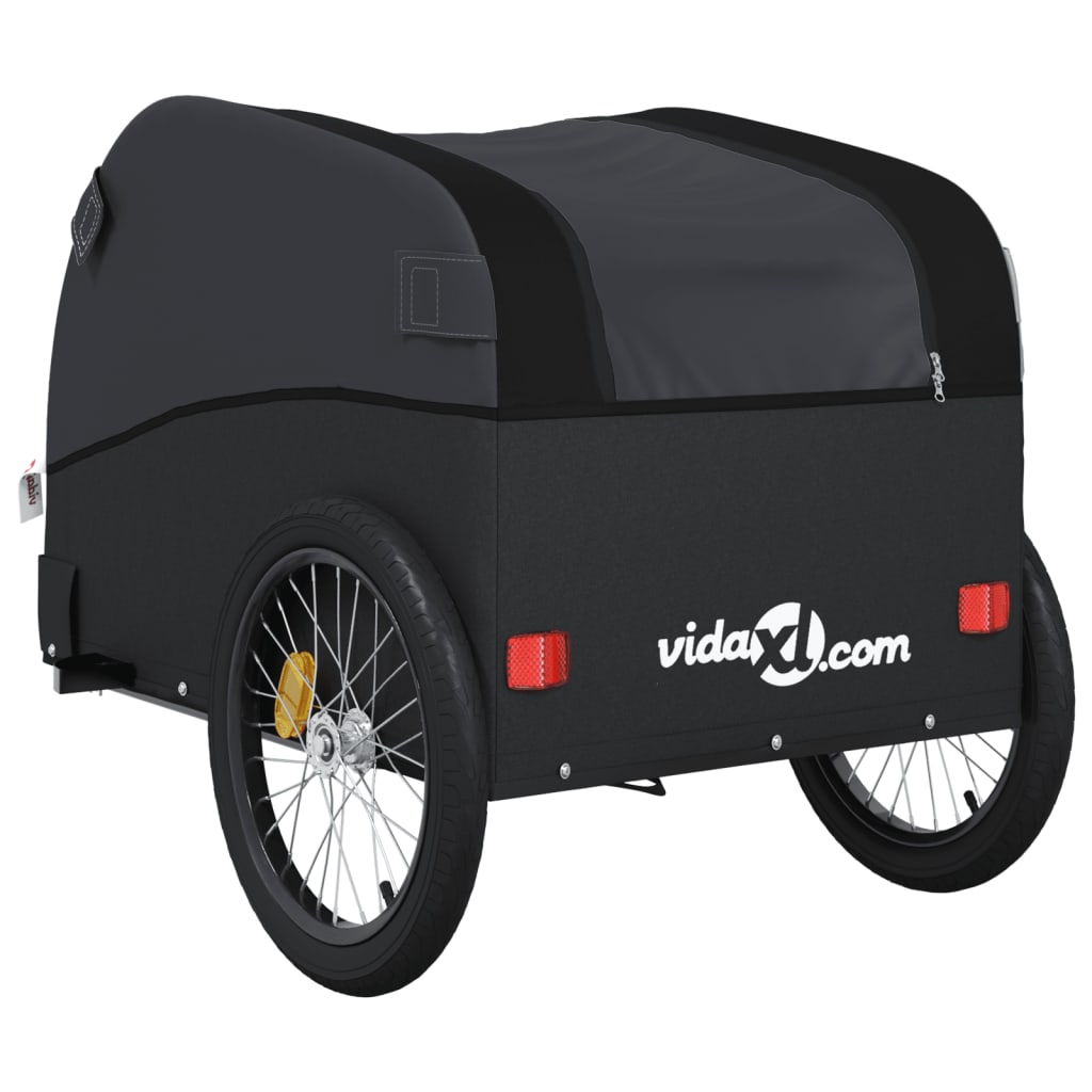 Cykeltrailer Sort 30 kg Jern