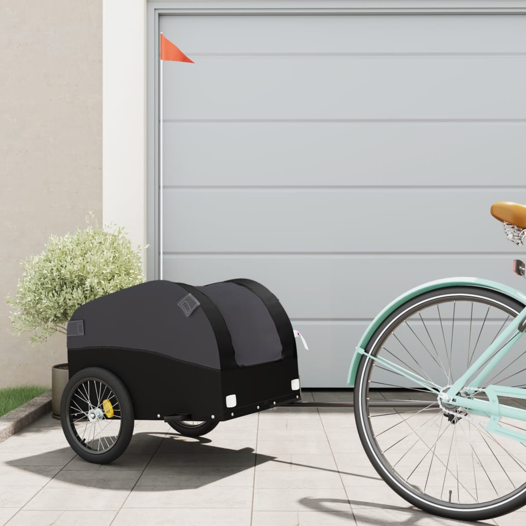 Cykeltrailer Sort 30 kg Jern