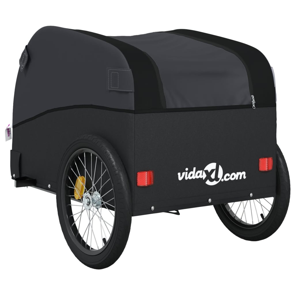 Cykeltrailer Sort 45 kg Jern