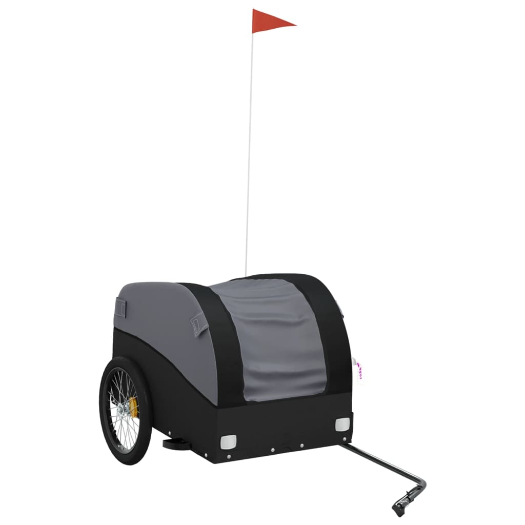 Cykeltrailer Sort 45 kg Jern