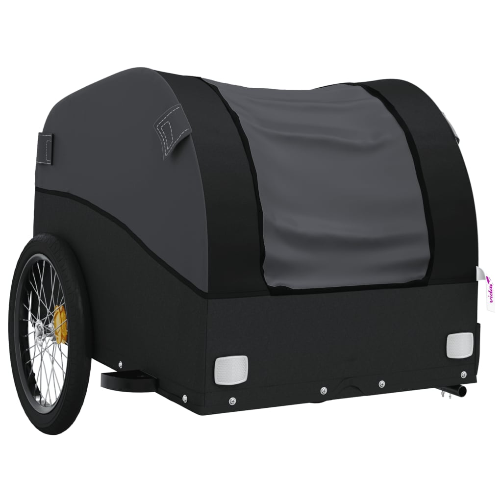 Cykeltrailer Sort 45 kg Jern