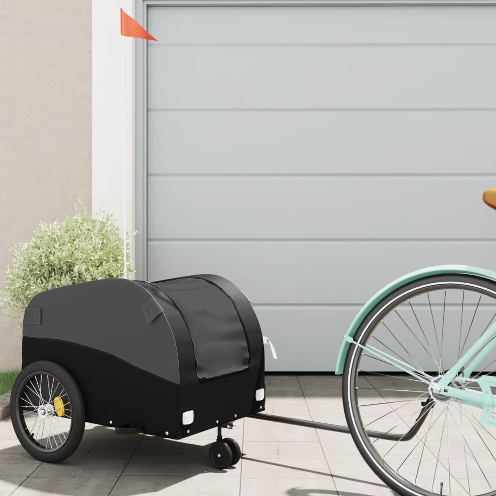 Cykeltrailer Sort 30 kg Jern