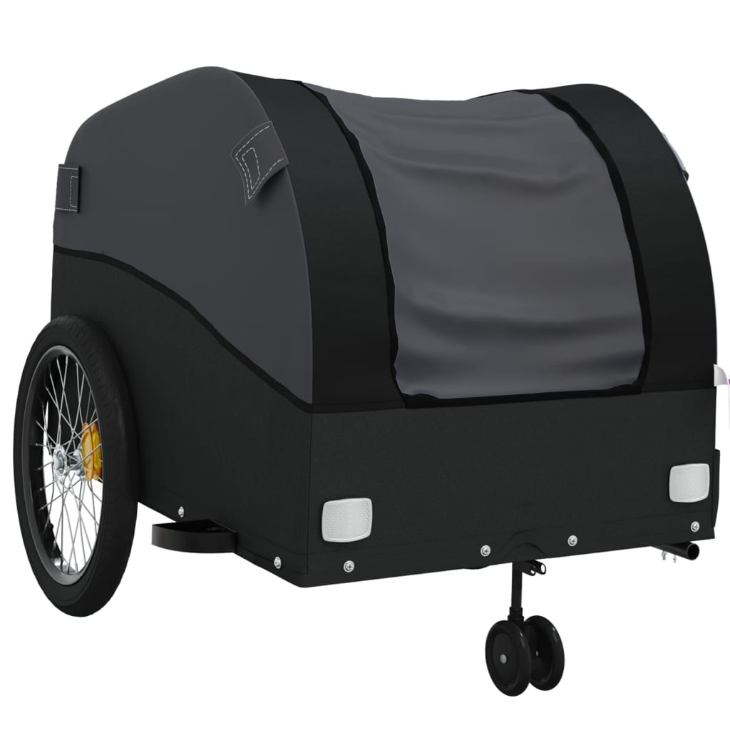 Cykeltrailer Sort 45 kg Jern