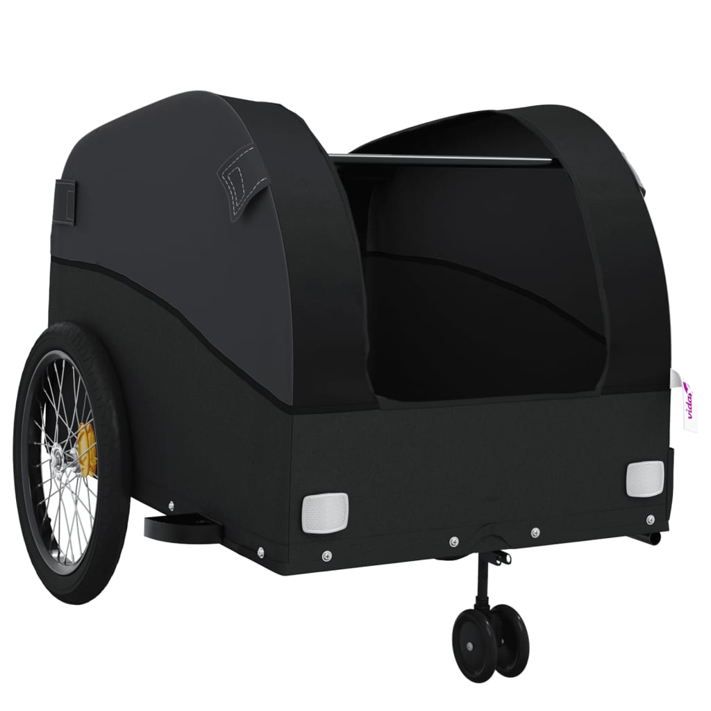 Cykeltrailer Sort 45 kg Jern
