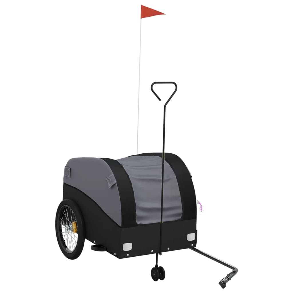 Cykeltrailer Sort 45 kg Jern