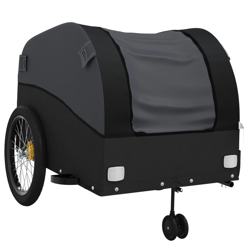 Cykeltrailer Sort 45 kg Jern