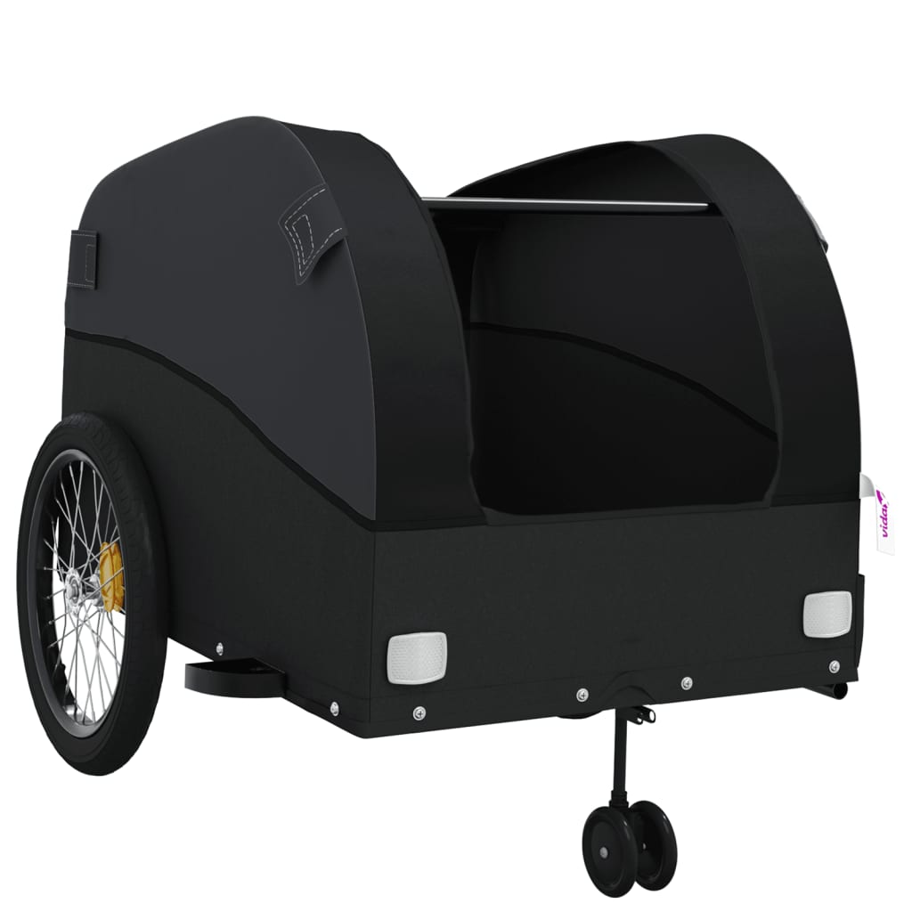 Cykeltrailer Sort 45 kg Jern