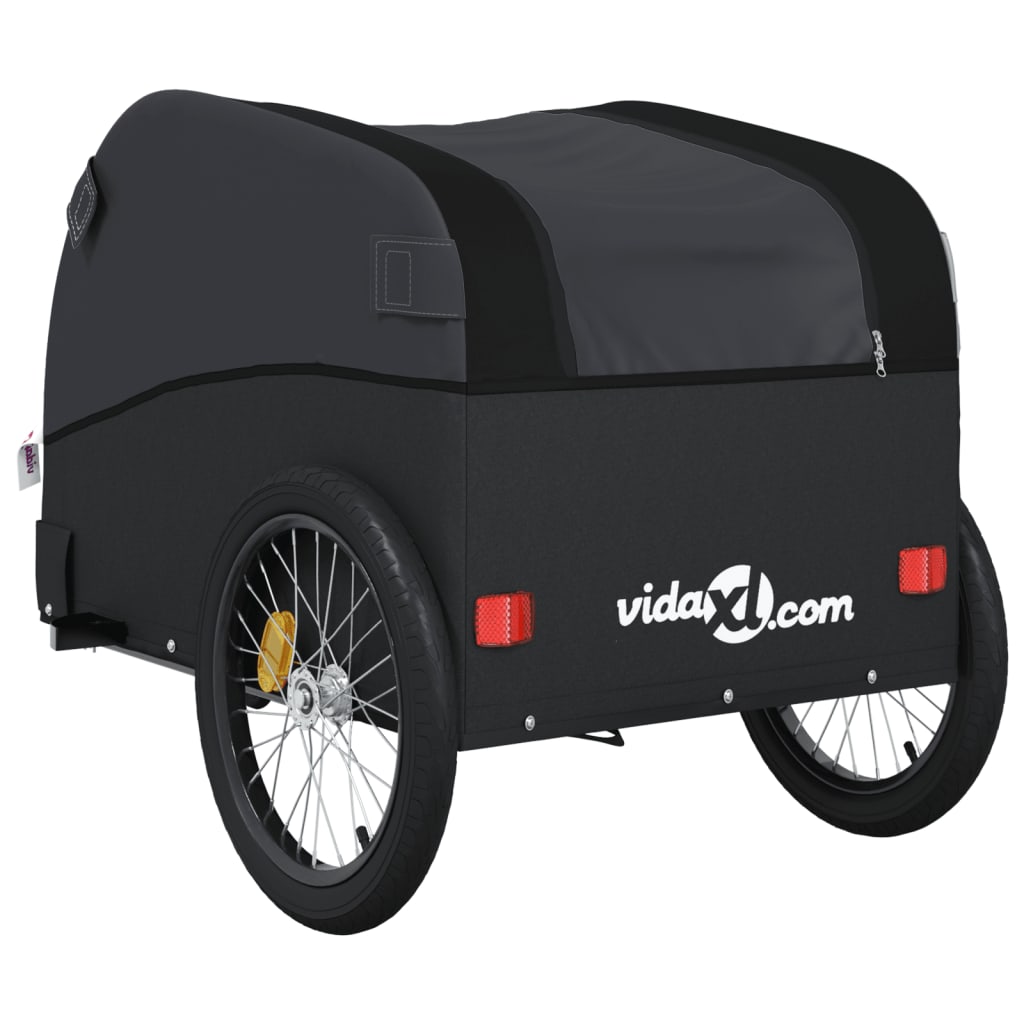 Cykeltrailer Sort 45 kg Jern