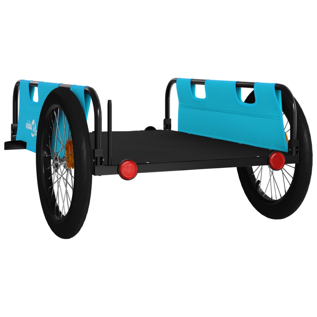 Cykeltrailer Blå og sort Oxford Stof & Iron