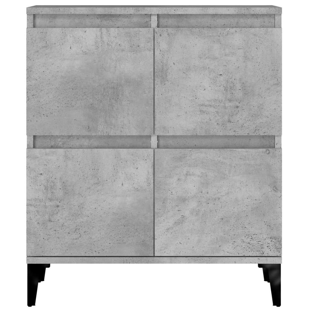 Skænke 2 stk Betongrå 60x35x70 cm træmateriale