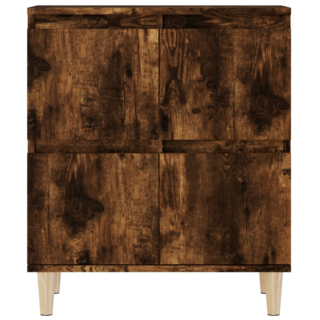 Skænke 3 stk Røget eg 60x35x70 cm træmateriale