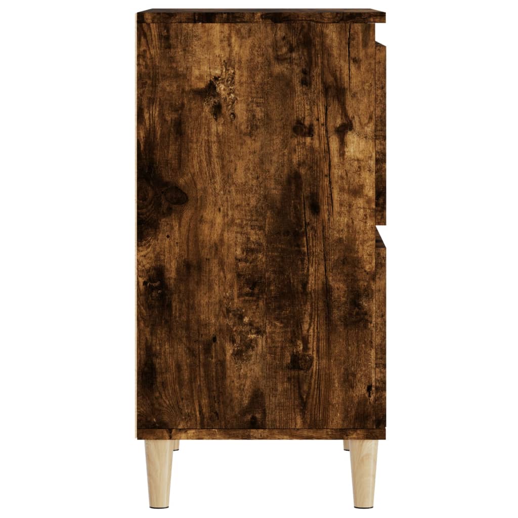 Skænke 3 stk Røget eg 60x35x70 cm træmateriale