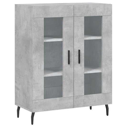 Sideboard Betongrau 69,5x34x90 cm Holzwerkstoff