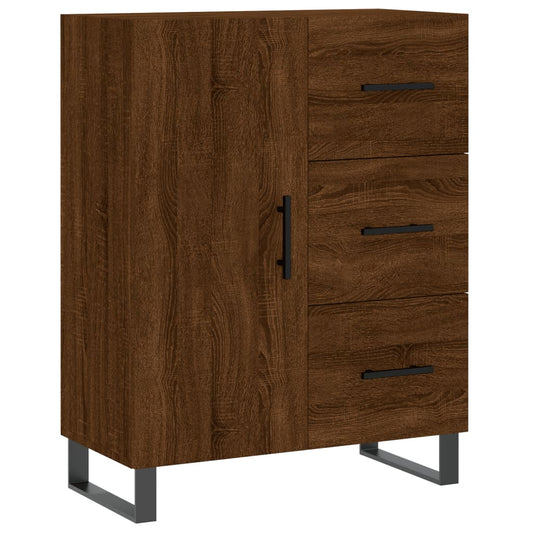 Sideboard Braun Eichen-Optik 69,5x34x90 cm Holzwerkstoff