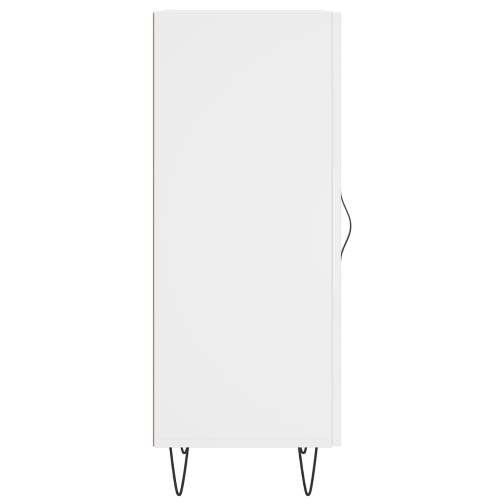 Skænk Hvid 34,5x34x90 cm Træ Materiale