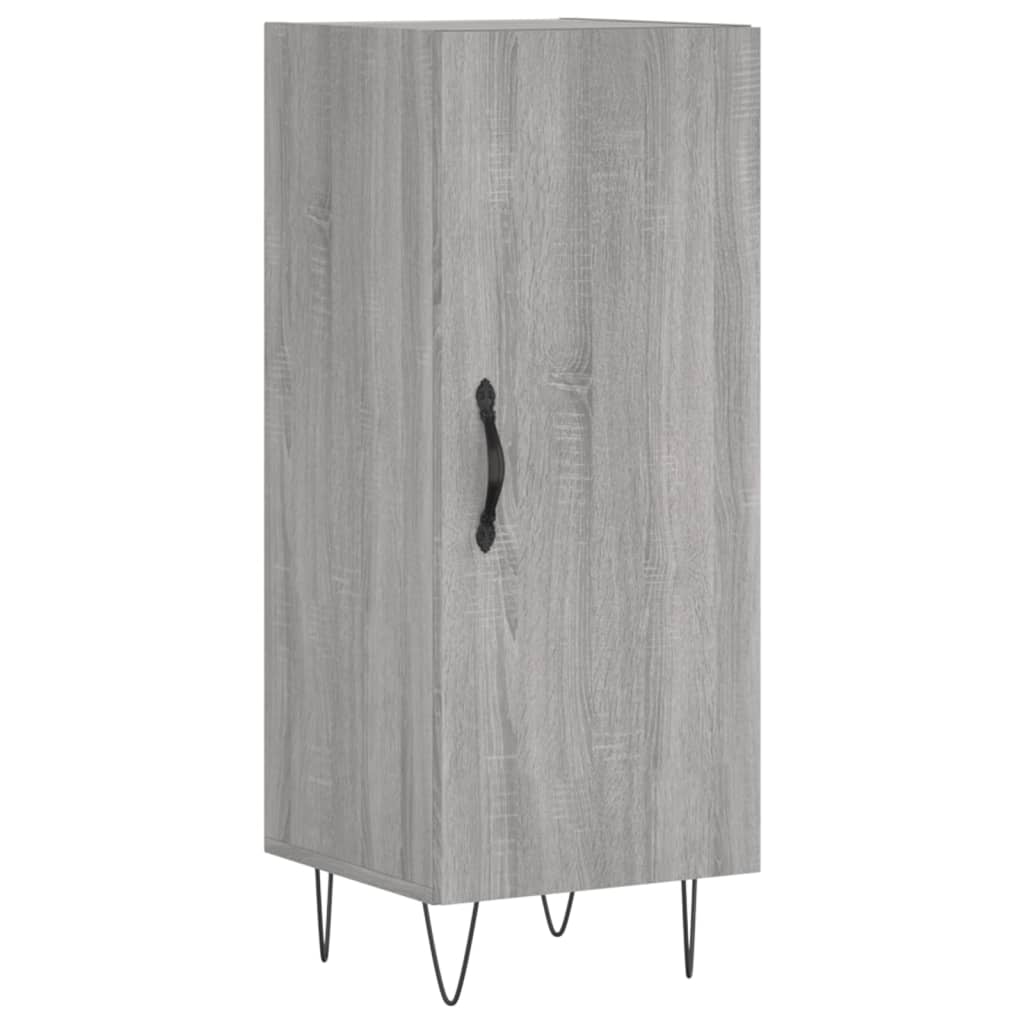 Skænk Grå Sonoma 34,5x34x90 cm Træmateriale