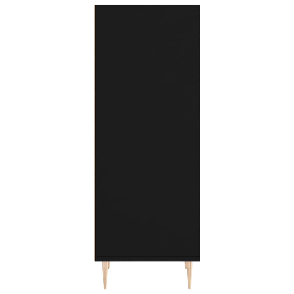 Skænk Sort 34,5x32,5x90 cm Træ Materiale