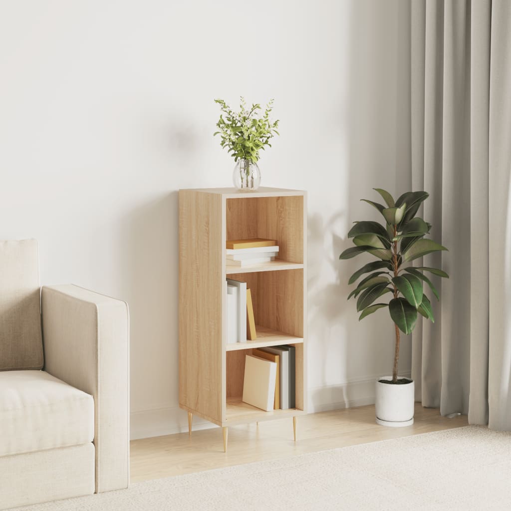 Skænk Sonoma Eg 34,5x32,5x90 cm Træ Materiale