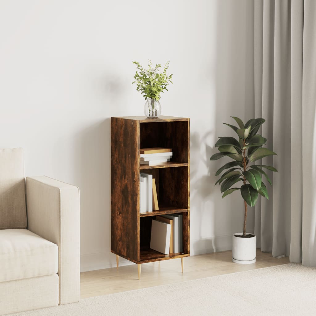 Skænk røget eg 34,5x32,5x90 cm træmateriale