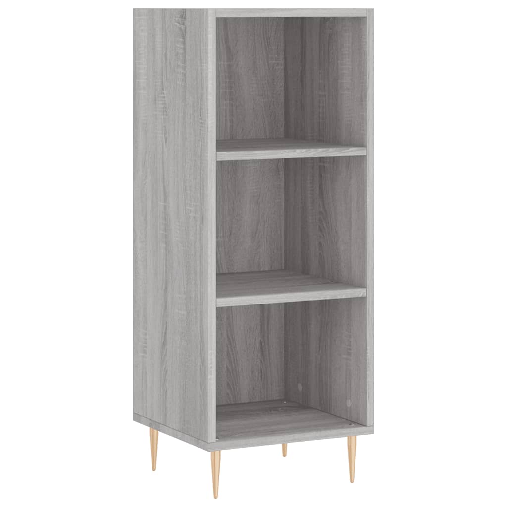 Skænk Grå Sonoma 34,5x32,5x90 cm Træmateriale