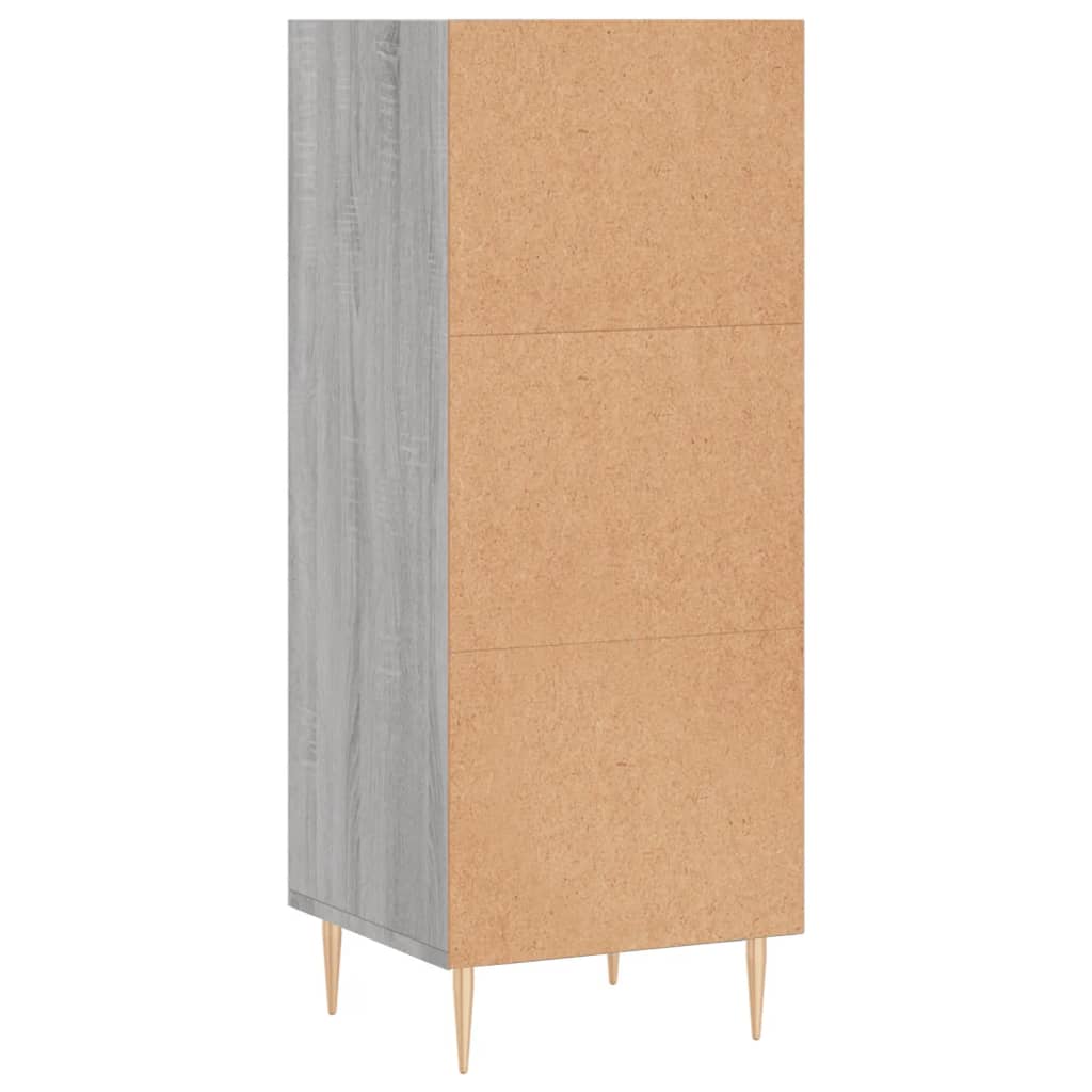 Skænk Grå Sonoma 34,5x32,5x90 cm Træmateriale