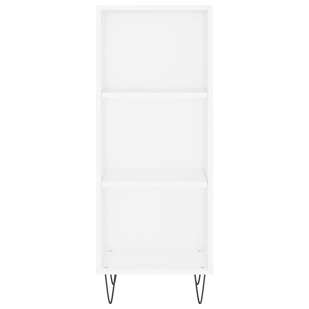Skænk Hvid 34,5x32,5x90 cm Træ Materiale
