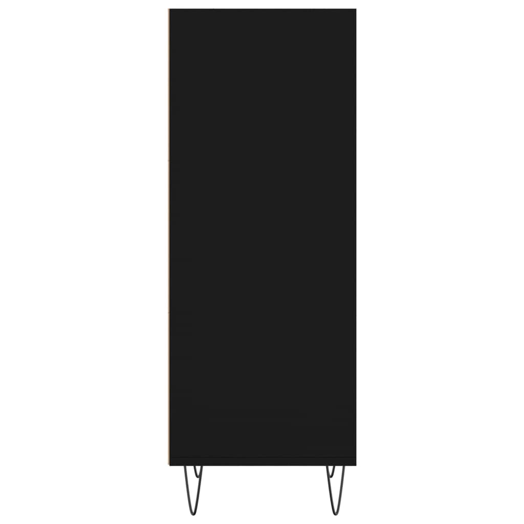 Skænk Sort 34,5x32,5x90 cm Træ Materiale