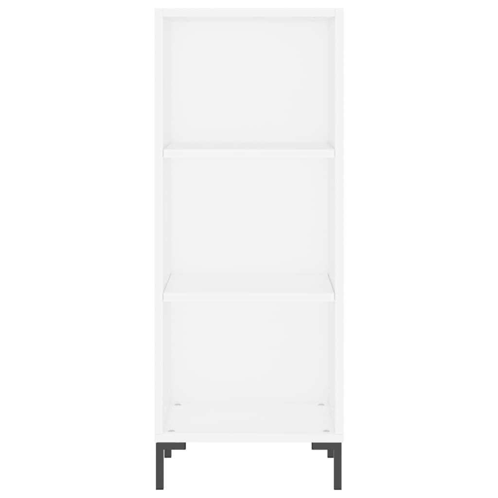 Skænk Hvid 34,5x32,5x90 cm Træ Materiale