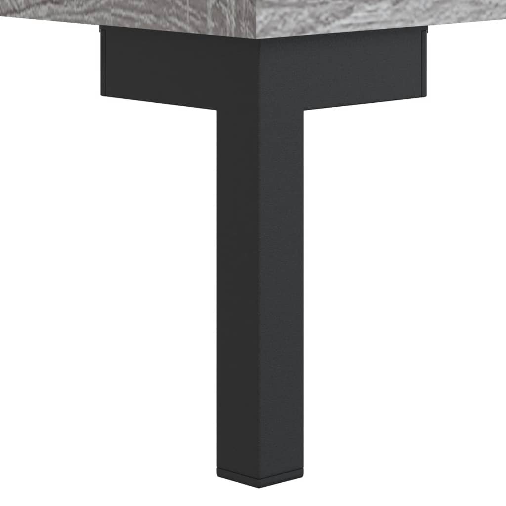 Skænk Grå Sonoma 34,5x32,5x90 cm Træmateriale