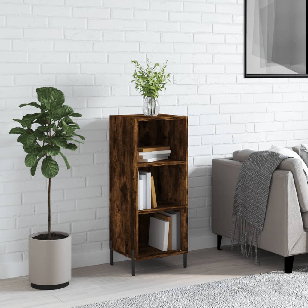 Skænk røget eg 34,5x32,5x90 cm træmateriale